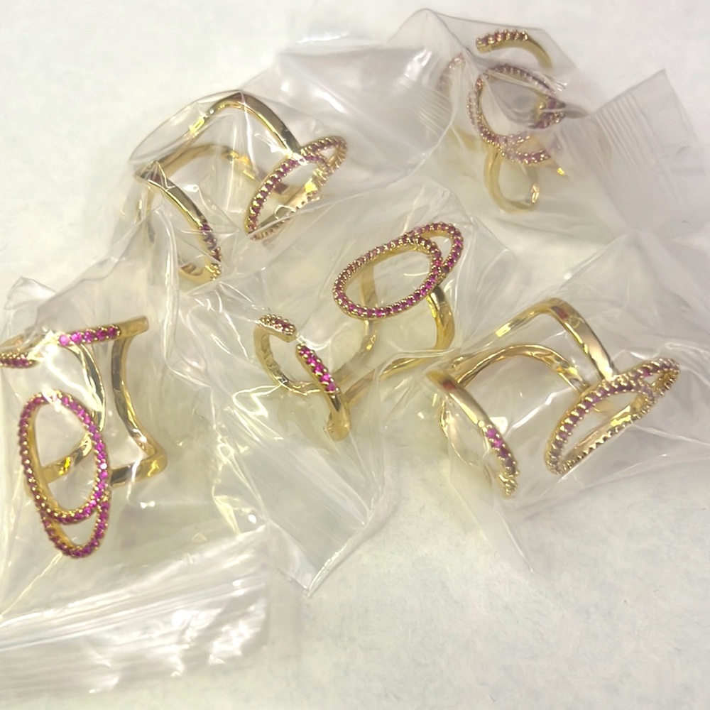 New Nail Rings set of Five